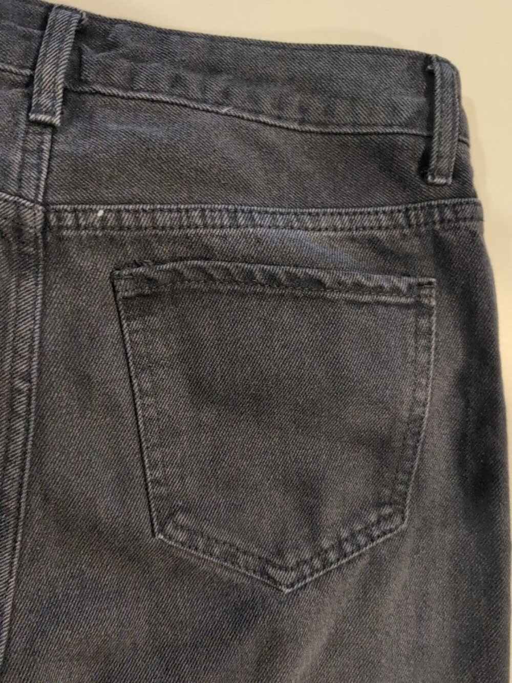 S.O.N.G Pants Women's Sz 7/28 Black 90s Boyfriend Ripped Straight Leg - Picture 11 of 14